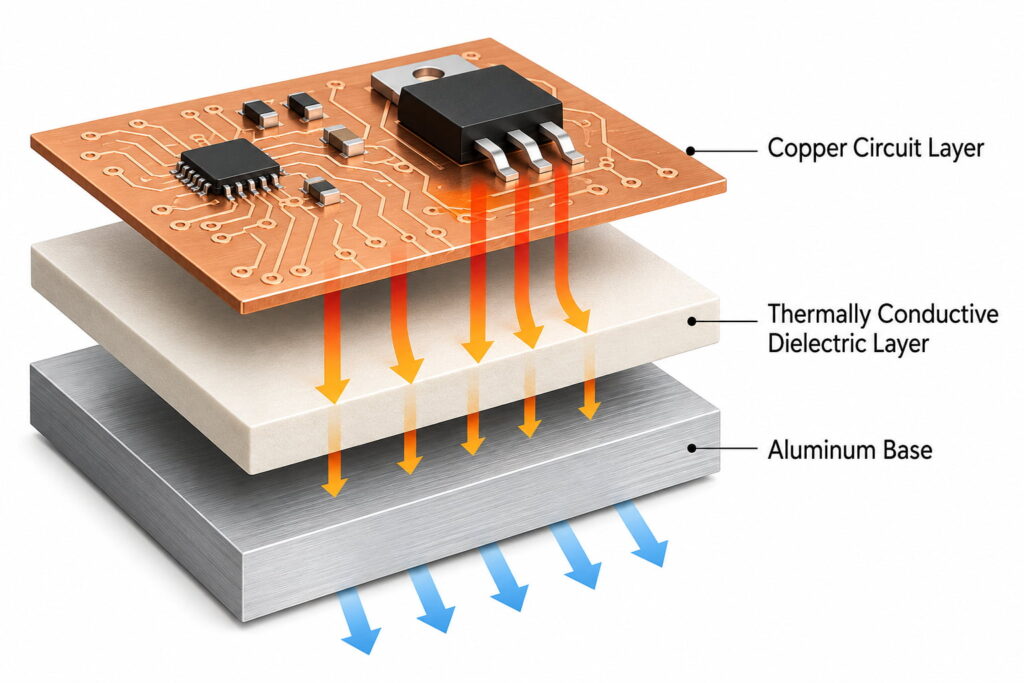 aluminum substrate PCB for heat dissipation